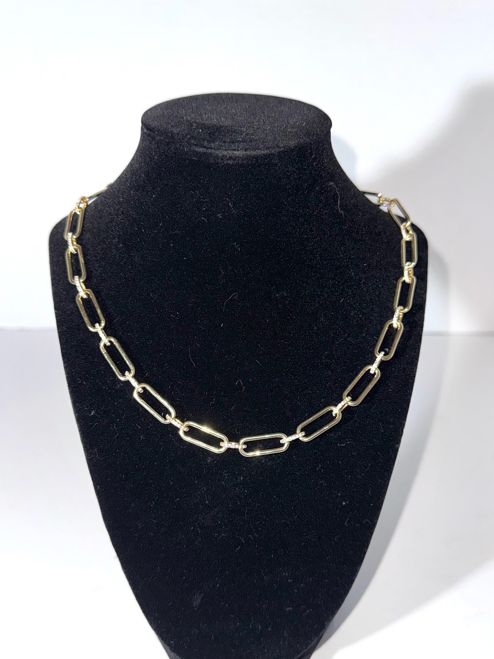 BaubleBar Chain Crystal Necklace